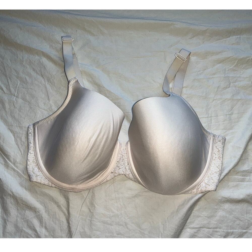 NWOT Chantelle Norah Comfort Smooth Sweetheart T-Shirt Bra 36DDD Cream